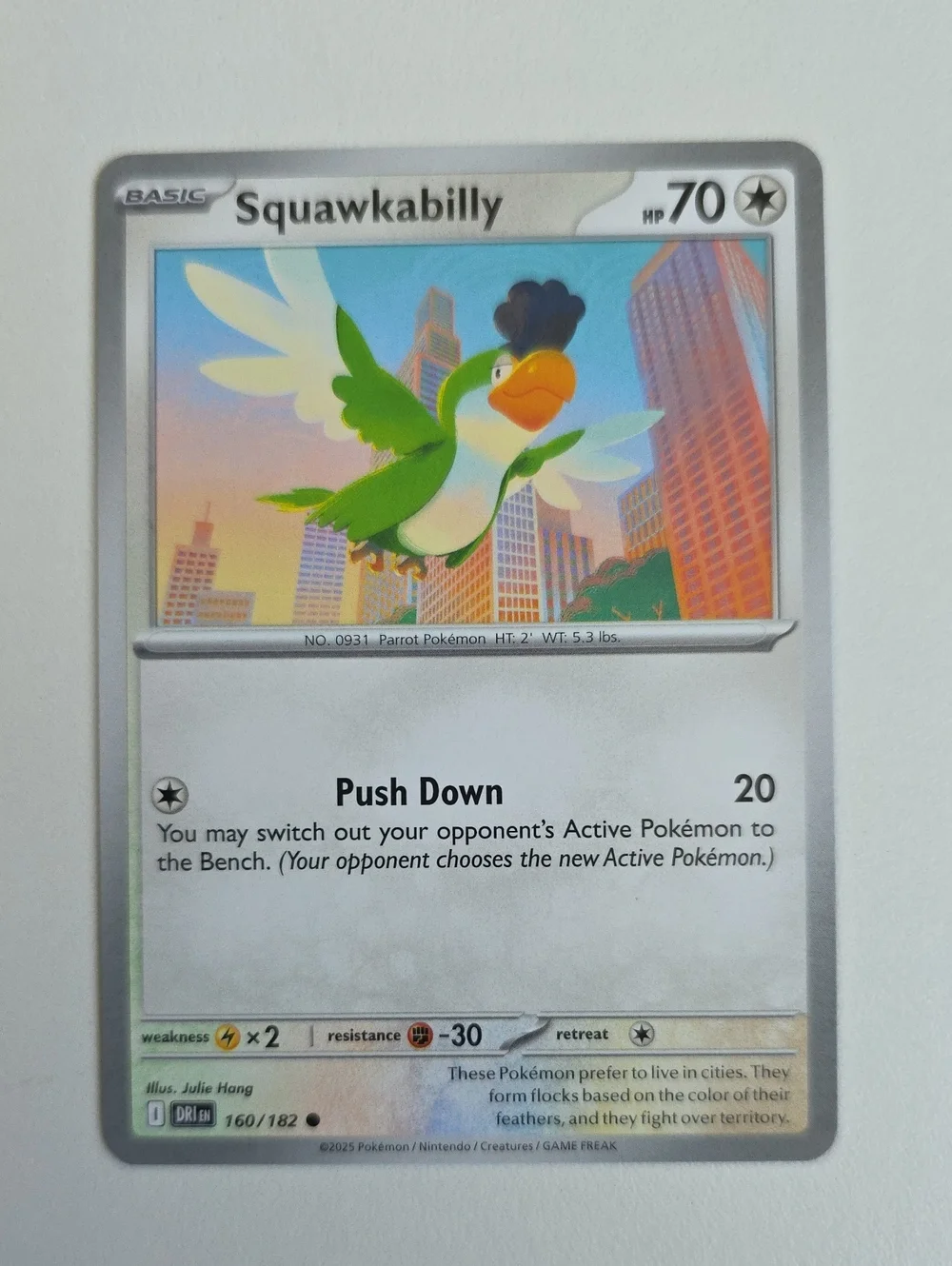 squawkabilly pokemon card Squawkabilly ex Squawk and Seize Ability Used Markers for Pokemon TCG